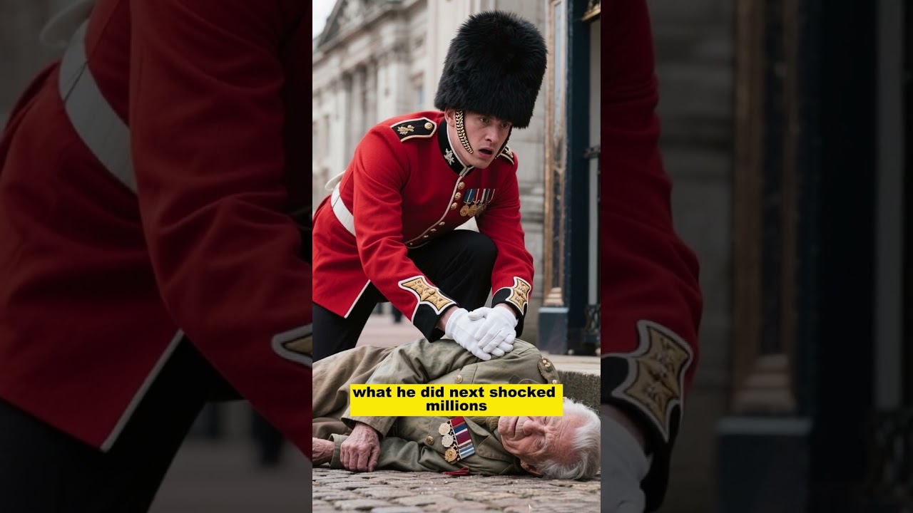 What a Royal Guard Did When An Elderly Veteran Collapsed Near the Palace