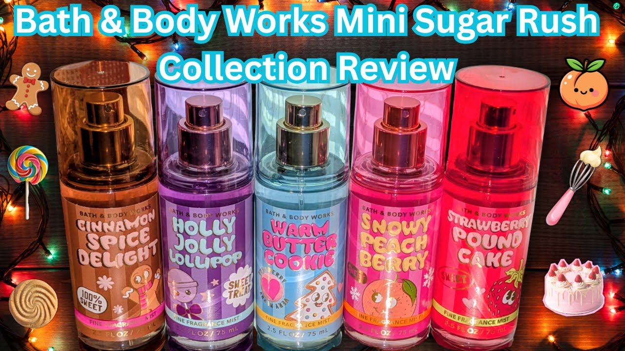 (Обзор) НОВИНКА! 🍬Мини-коллекция Sugar Rush ▌Bath & Body Works 