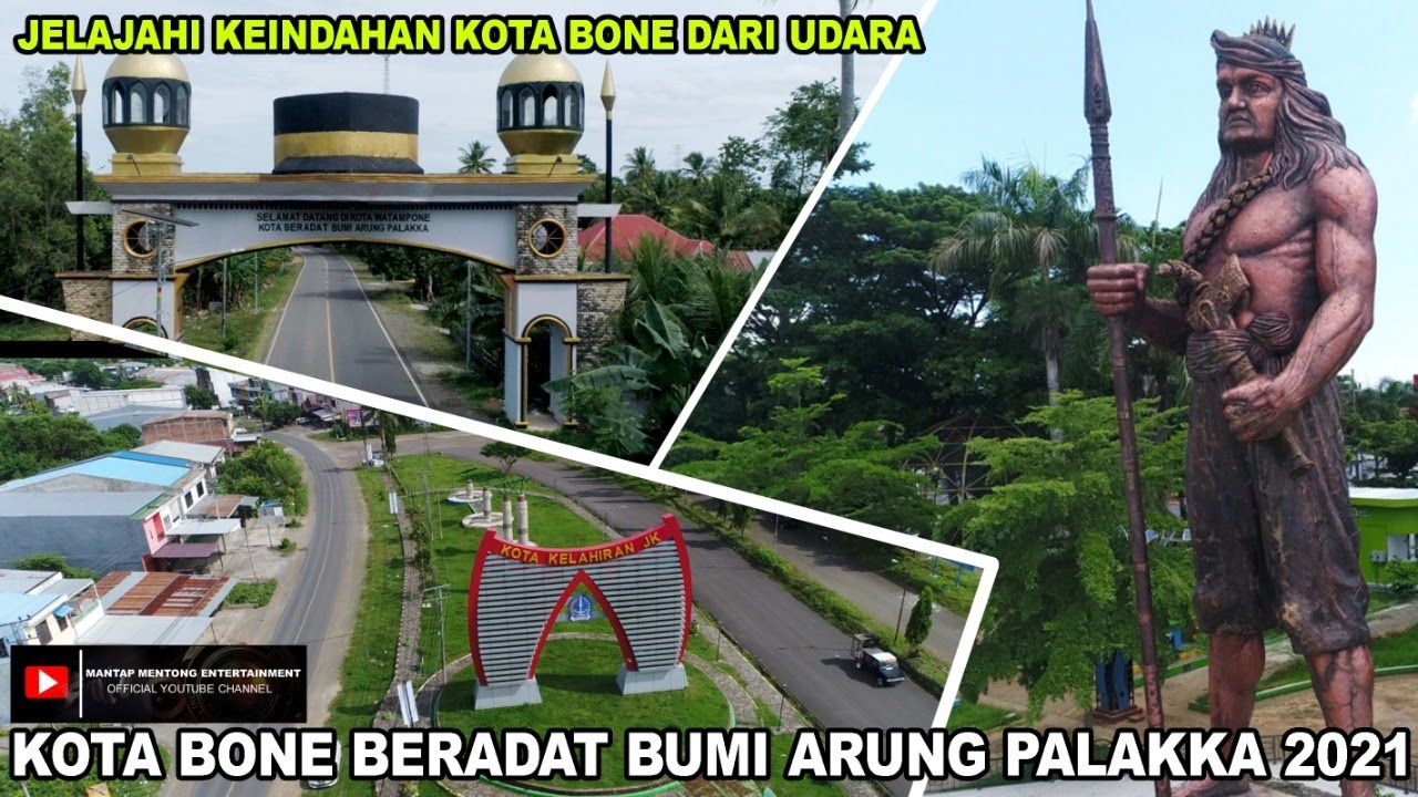 RINDU KAMPUNG MELIHAT KEINDAHAN KOTA WATAMPONE DARI UDARA 2021 !! BONE BERADAT