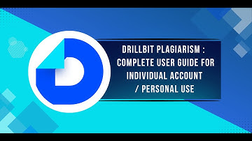 DrillBit Plagiarism | Complete User Guide for Individual account/Personal use