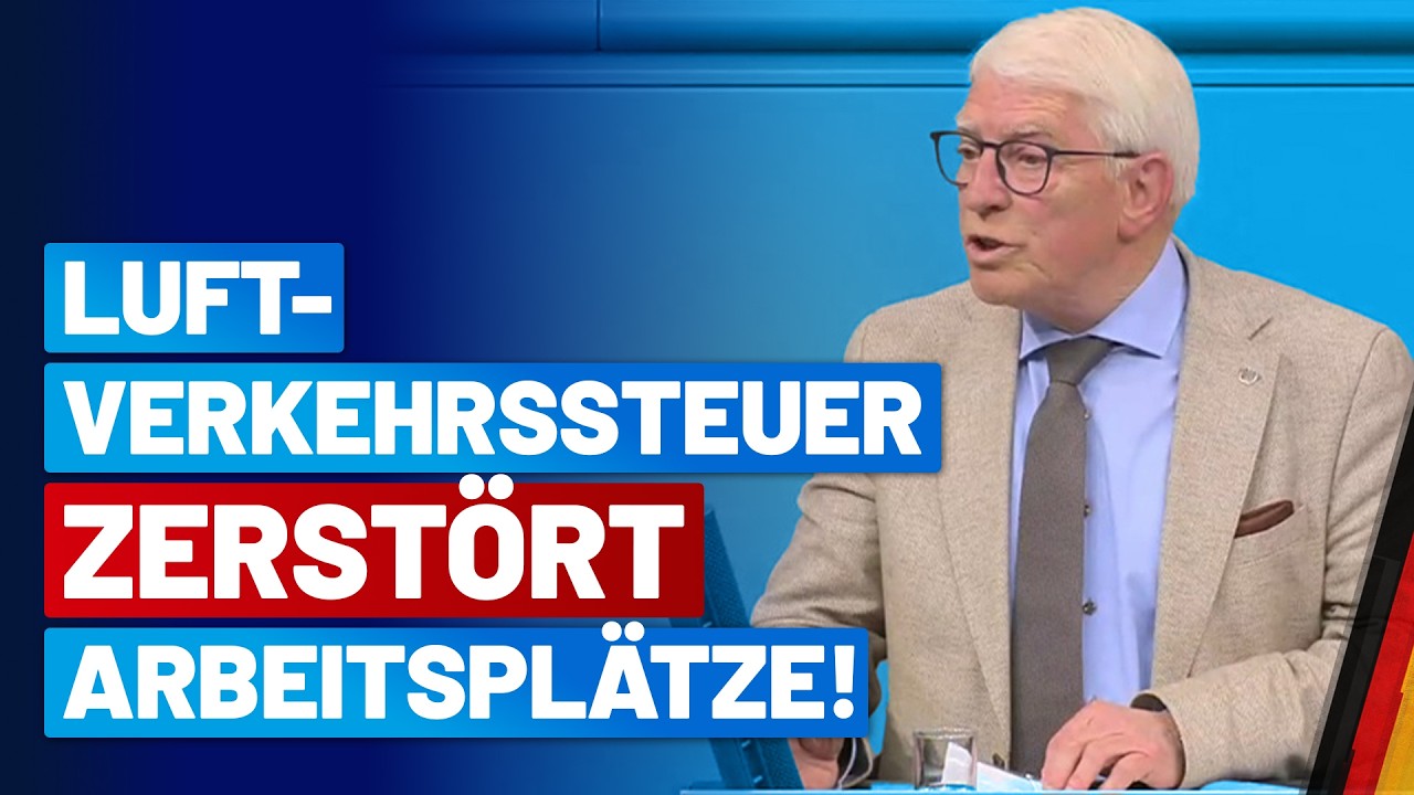 Luftverkehrssteuer muss weg! - Otto Strauß - AfD-Fraktion im Deutschen Bundestag