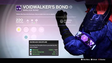 Destiny Path Of Voidwalker Bond