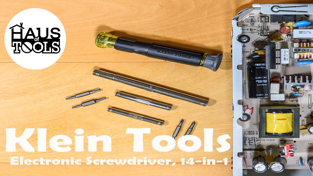 Klein Tools 32314 Electronic Screwdriver, 14in1 YouTube
