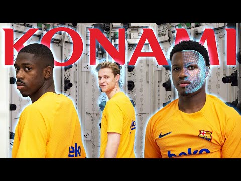 BARÇA PLAYERS GET KONAMI’S 3D SCANNING 📸