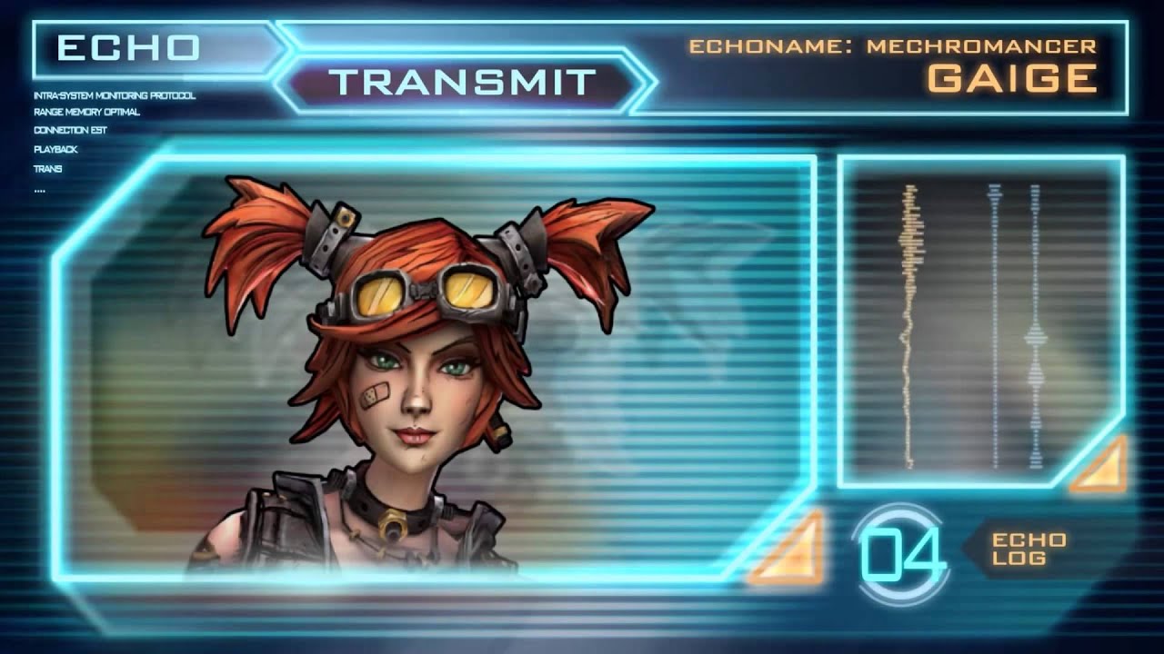 Gaige the Mechromancer Echo Log 04 Rus Русские Субтитры
