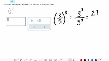 ALEKS: Exponents and fractions