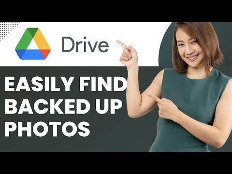How To Easily See Backed Up Photos In Google Drive - YouTube