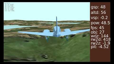 Blender game. Upbge. Landing at the road