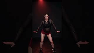 Powerful EDM Dance | Korean Model in Mesh Top & Red Light
