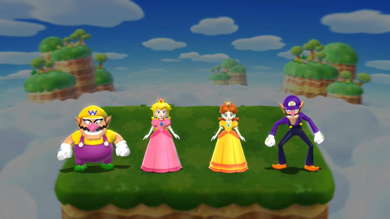 Mario Party 9 - Bobomb Factory - Peach Vs Daisy Vs Wario Vs Waluigi (CPU Difficulty Very Hard)