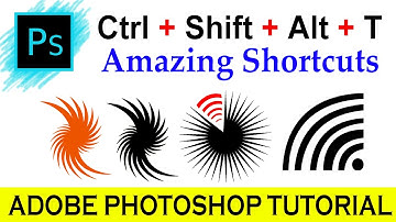Photoshop :: Ctrl + Shift + Alt + T | Duplicate Last Move | cs6, 7.0, cc | in hindi | by dev bind