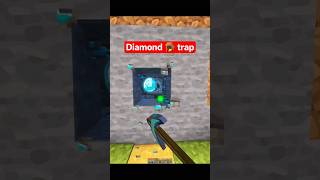 diamond trap minecraft tutorial #minecraft #shorts