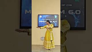 Mohe rang do laal✨❤ #youtubeshorts #traditional #semiclassical #moherangdolaal #collegeperformance