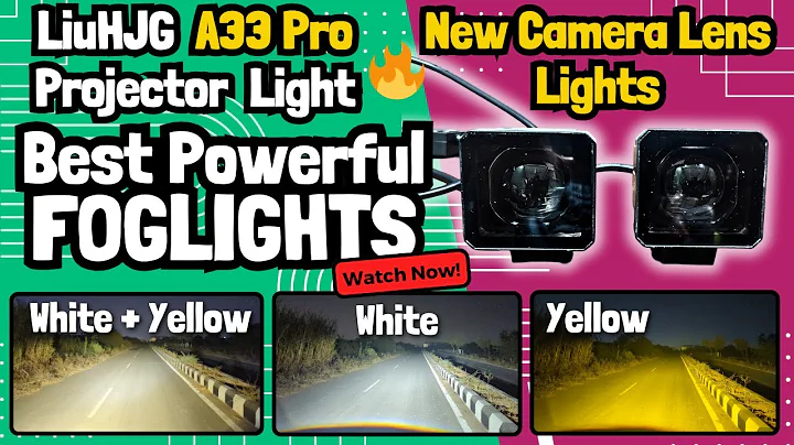 LiuHJG A33 Pro Camera Lens Projector Lights | Best Projector Fog Lamps | HJG Mercedes Fog Light