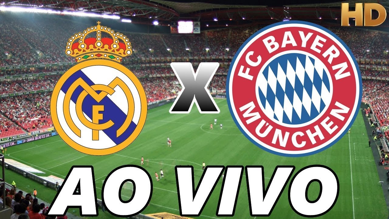 REAL MADRID X BAYERN DE MUNIQUE AO VIVO JOGO LIGA DOS CAMPEÕES 01 05 ...