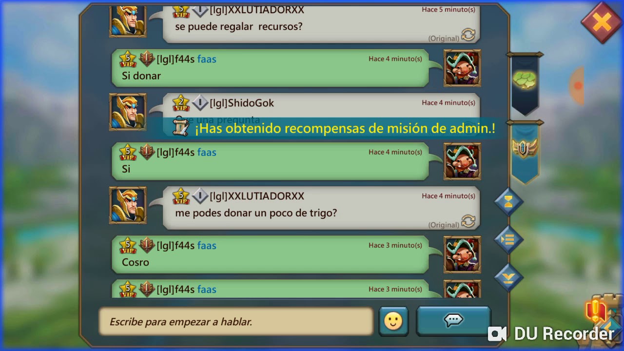 Como mandar ayudas, recolectar, cazar monstruos y donar recursos en lord mobile