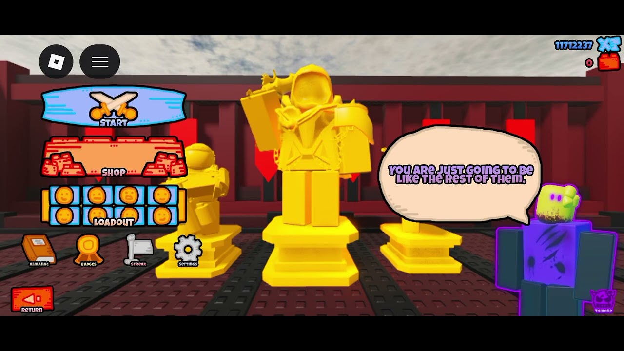 Killing all the bosses in casual mode and tumore them in the battle bricks