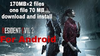 Resident Evil 2 Mobile For 2Gb ram or above apk+obb file Download and Install for Android screenshot 1