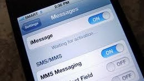 Fix Waiting for Activation iMessage & Facetime JAILBROKEN iPhone 3GS & 4 iOS 5.0/5.0.1/.5.1