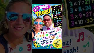 🎵 Apprends la table de 3 en chantant et en dansant! 🕺💃 Des maths amusantes en français! 🇫🇷✨