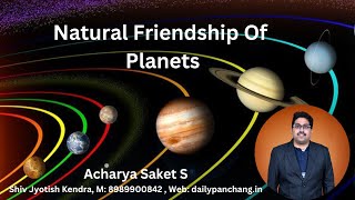 Topic: Natural friendship of planets