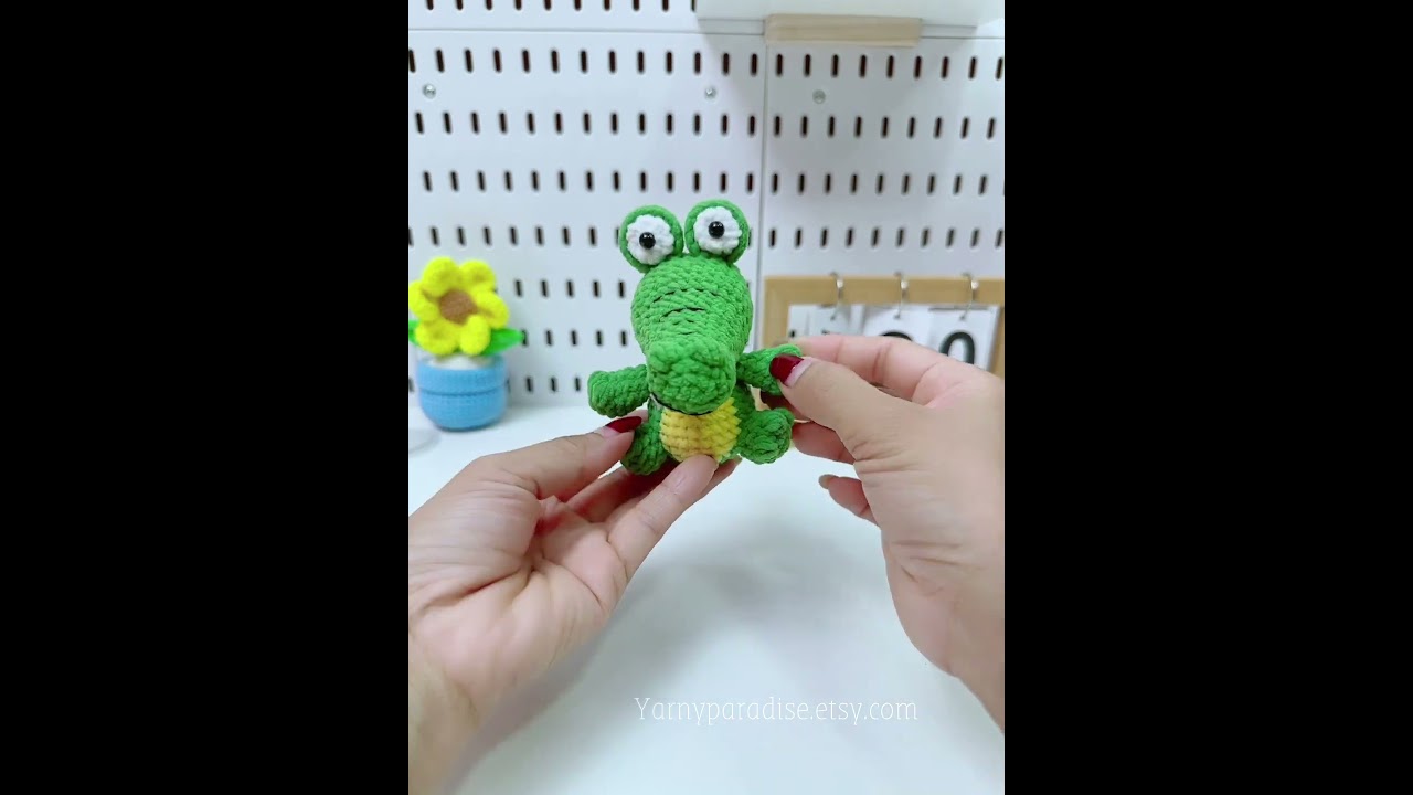 Alligator Crochet Pattern 