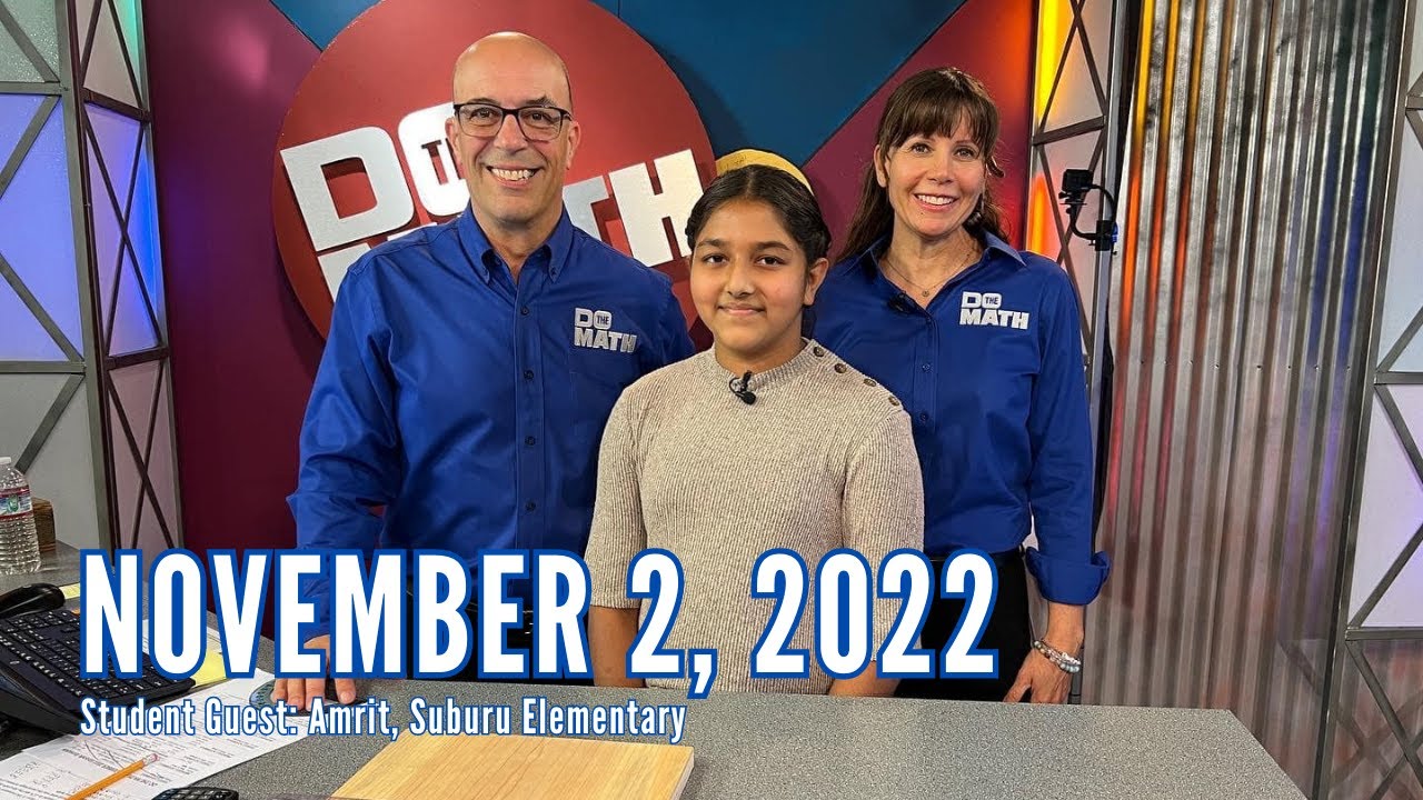 DO THE MATH - November 2, 2022 - YouTube