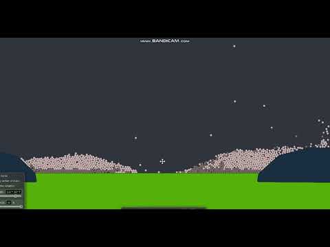 Algodoo Asteroid Impact Simulation