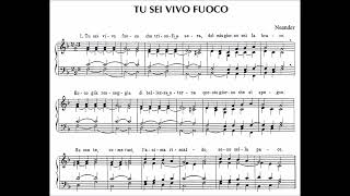 Joachim Neander - Gian Franco Poma, Tu sei vivo fuoco (piano arrangement)