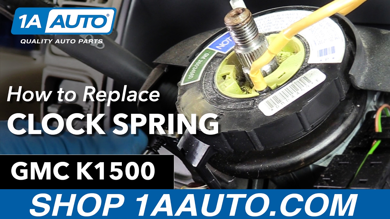 How to Replace Install Airbag Clock Spring 95-97 GMC ... chevy 2003 chevrolet impala diagram 