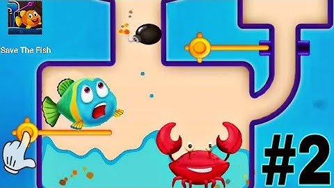 save the fish all level part 2 android, ios gameplay