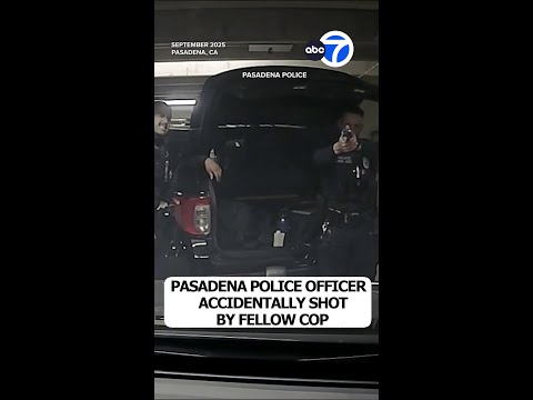 Pasadena police officer accidentally shot by fellow cop