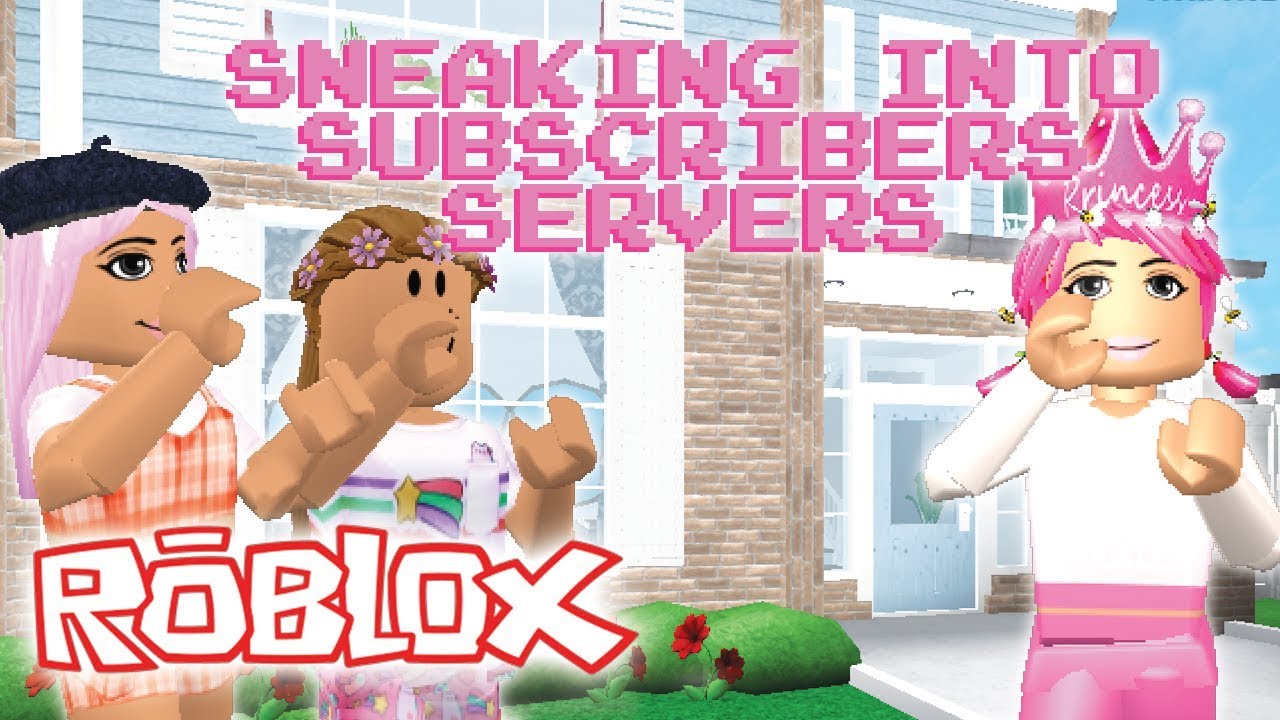 Sneaking Into My Subscribers Servers 3k Subscriber Special - roblox the neighbourhood of robloxia girl codes by smol