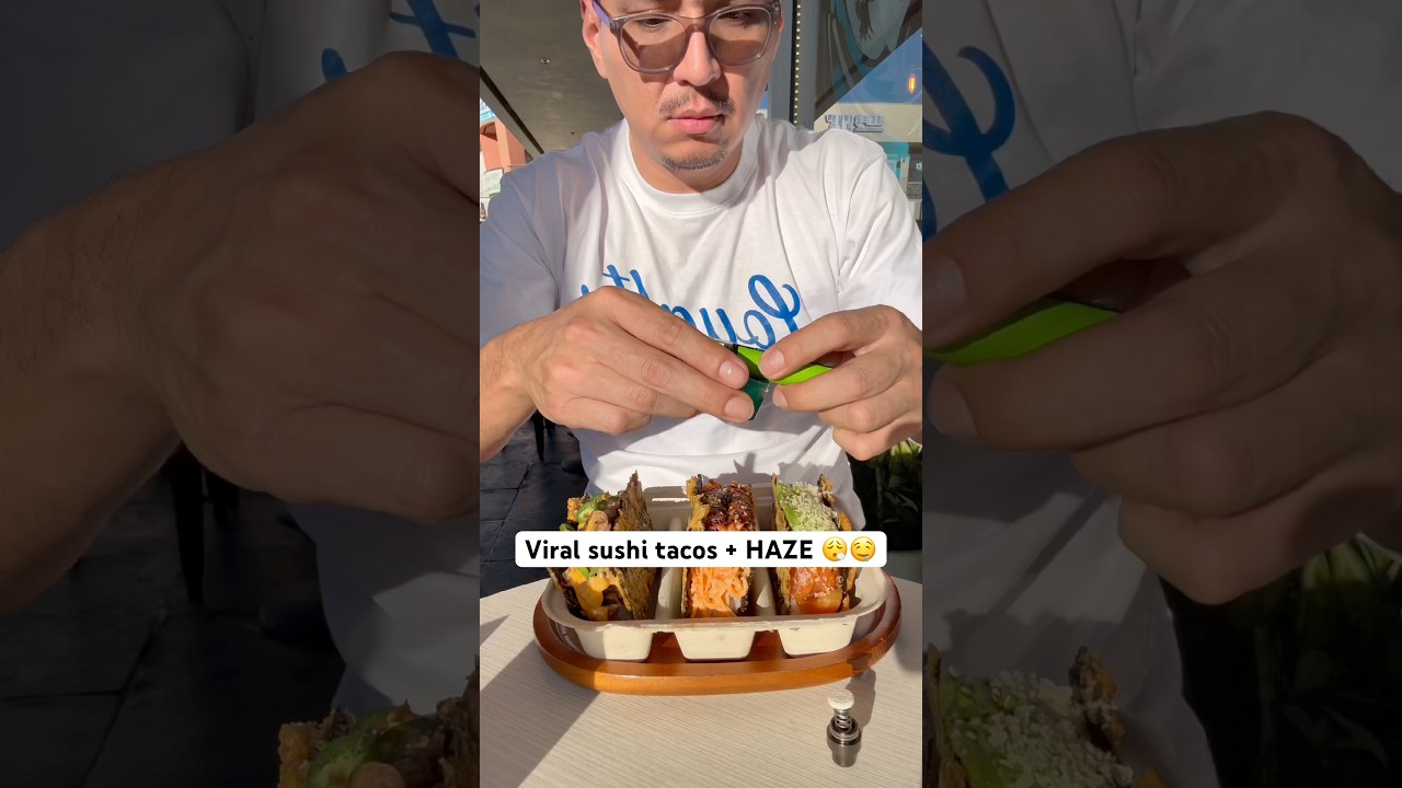 Новые вирусные суши-тако в Лос-Анджелесе + туман 🔥