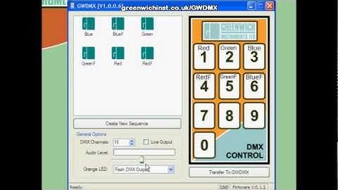 GWDMX Simple Programming