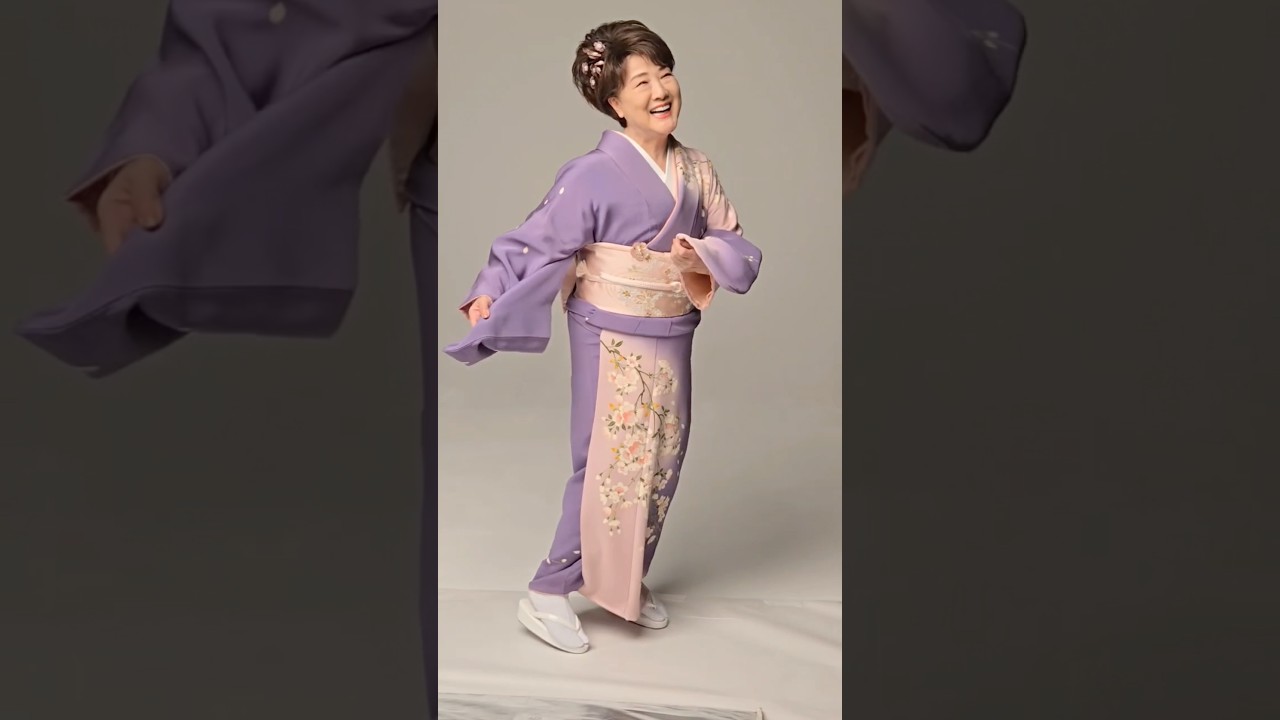 ジャケット撮影のひとコマ。ノリノリ美幸🌸皆さんに元気をお届けします🎁2026年4月19日(日)NHK-BS「新・BS日本のうた」に出演！#川中美幸 #暖流桜 #shorts