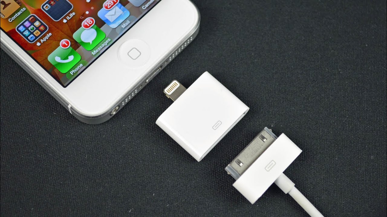 Apple Lightning to 30-pin Adapter: Demo - YouTube