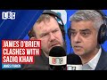 James obrien clashes with sadiq khan over his rory stewart comments