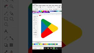Google Play Store Logo in CorelDraw #coreldraw #googleplay #compeduknowledge #coreldrawshorts