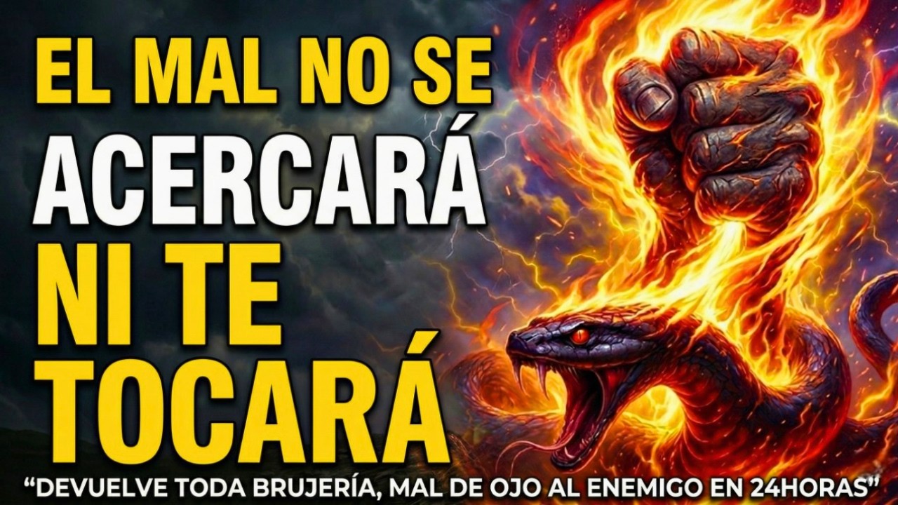 Salmo 3: Todo se DEVUELVE al ENEMIGO X7 en 24HORAS ¡EL MAL NO SE ACERCARÁ NI TE TOCARÁ!