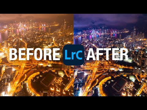 Editing Aerial Cityscape photos - Lightroom Tutorial Step By Step