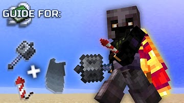 How to Elytra-Rocket-Mace Combo in Minecraft (OVERPOWERED)