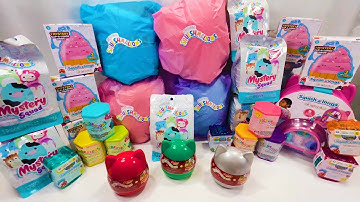 ASMR Squishmallows Unboxing 2025 Holiday Mystery Capsules + Mega Squishmallows Unboxing 