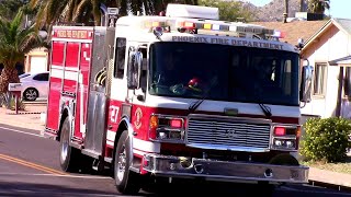 Phoenix Fire Dept. Engine 27 (reserve) Responding