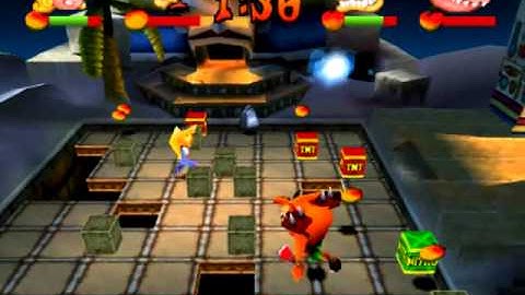Crash Bash - "Diamond Challenges" - 155) Space Bash Lv. 6