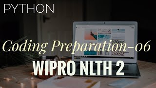 Wipro Nlth-2 - Coding Preparation 06