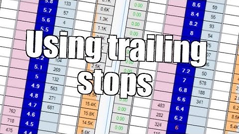 Trading on Betfair - Bet Angel - Using trailing stops