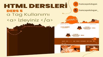 #HTML a Tag Kullanımı - HTML Link Verme - #DERS 5