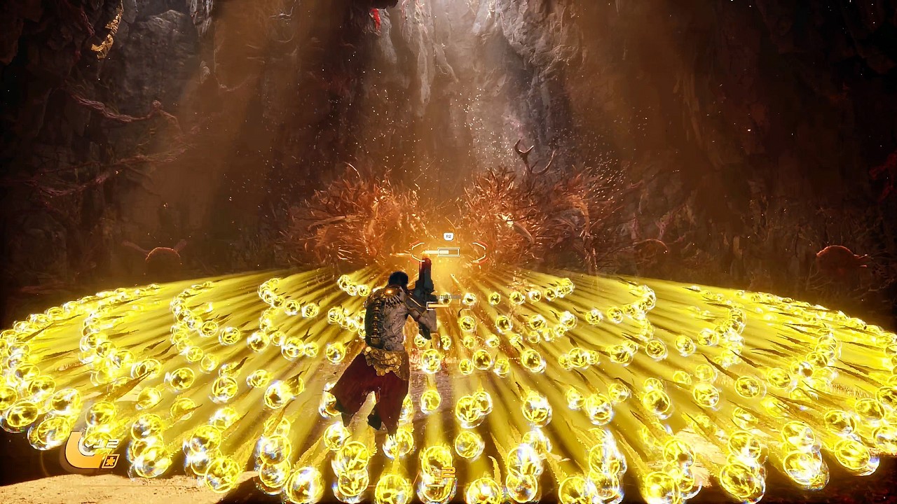 Bullet Hell of 1st Boss in Saros 4K - YouTube