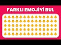 FARKLI EMOJİYİ BULABİLİR MİSİN? | FİND THE ODD ONE OUT | EMOJİ QUİZ 